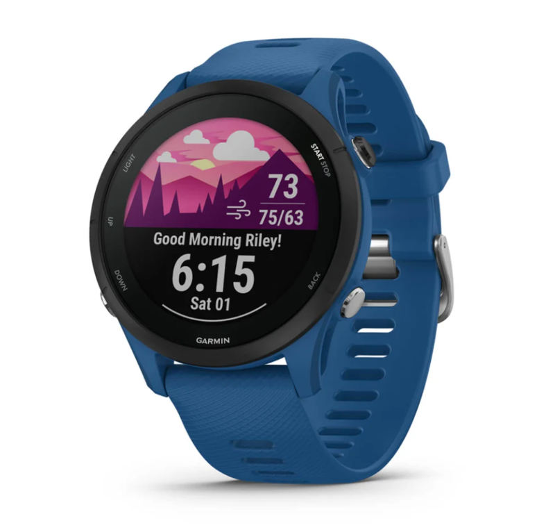 Garmin Forerunner 255 GPS Watch in Tidal Blue-1